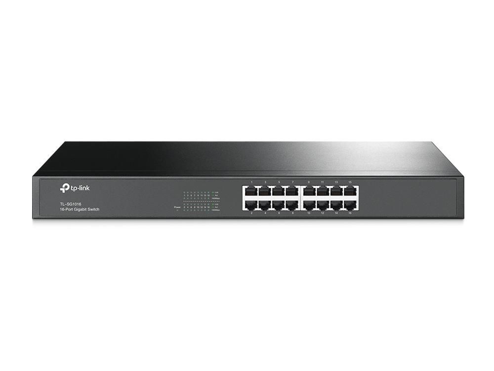 TP-Link TP-Link TL-SG1016 16-Poorts Gigabit Switch (19-inch Rackmount)