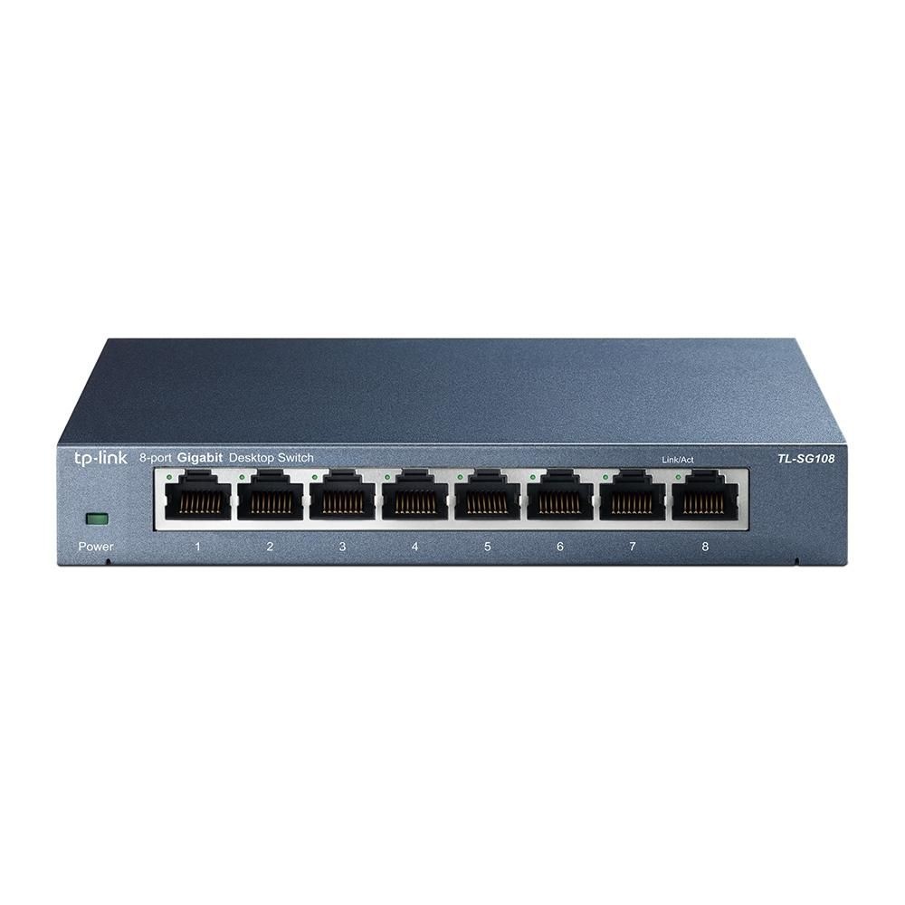 TP-Link TP-Link TL-SG108 8-Poorts Gigabit Desktop Switch - Unmanaged
