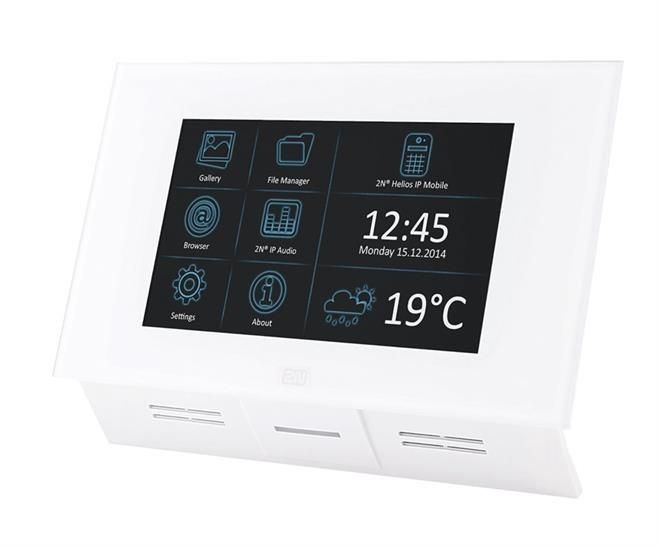 2N 2N Indoor Touch 2.0 - 7" HD Touchscreen Monitor voor Deurcommunicatie - Wit, foto 2 van 2