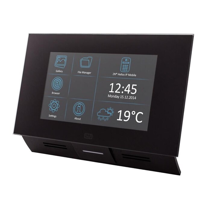 2N 2N Indoor Touch 2.0 7" HD Touchscreen Monitor voor Deurcommunicatie Zwart