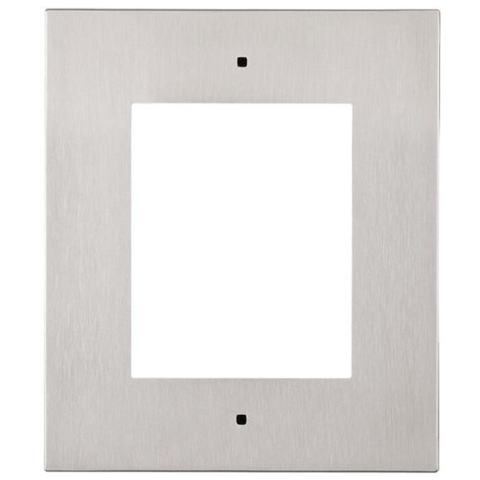 2N 2N Verso Inbouwframe 1 Module Zilver voor Helios IP Verso