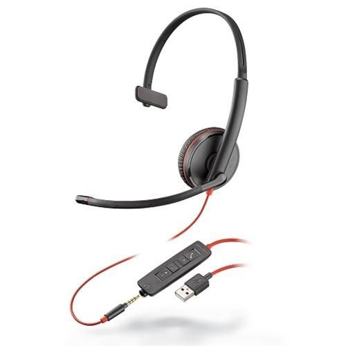 Poly Plantronics Blackwire C3215 USB‑A headset – heldere spraak, ultiem comfort, foto 2 van 4