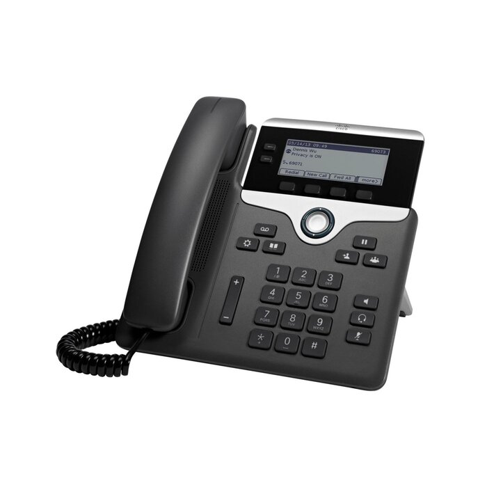 Cisco Cisco 7821 IP Telefoon Zwart/Zilver