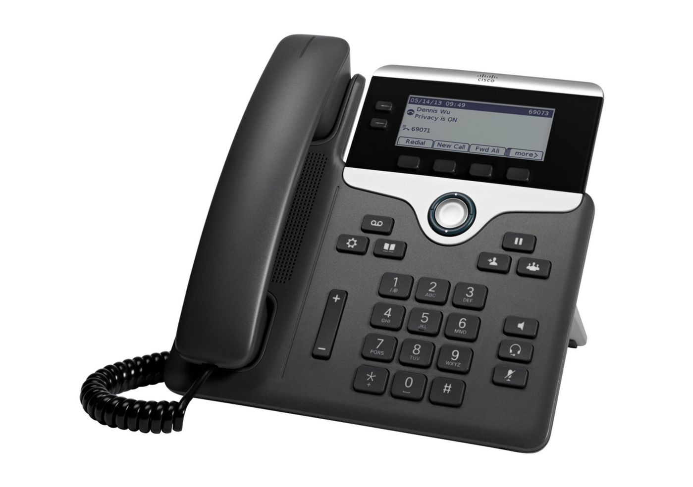 Cisco Cisco 7821 IP Telefoon Zwart/Zilver