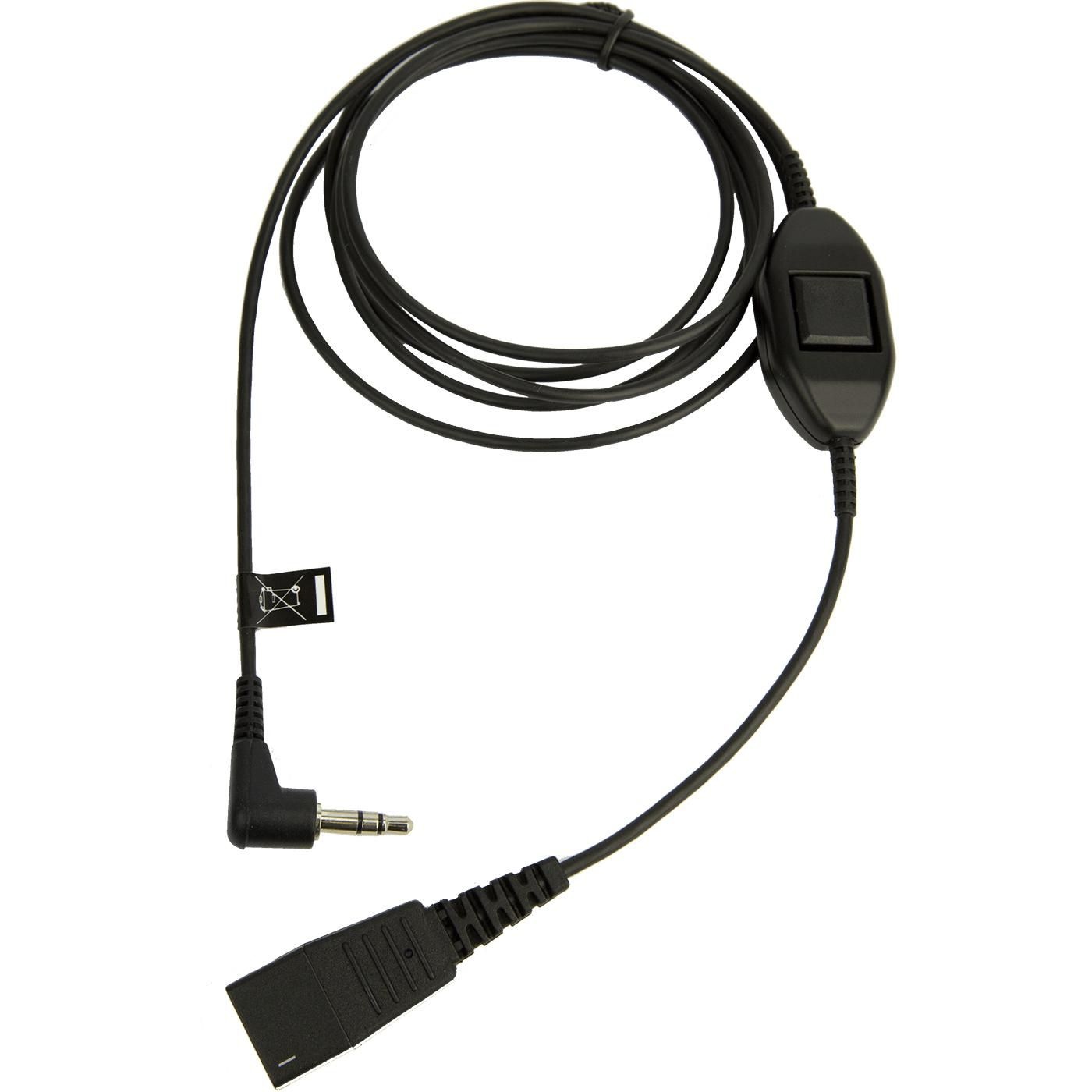 Jabra Jabra QD naar 3,5mm Adapterkabel voor Headsets (8735-019)