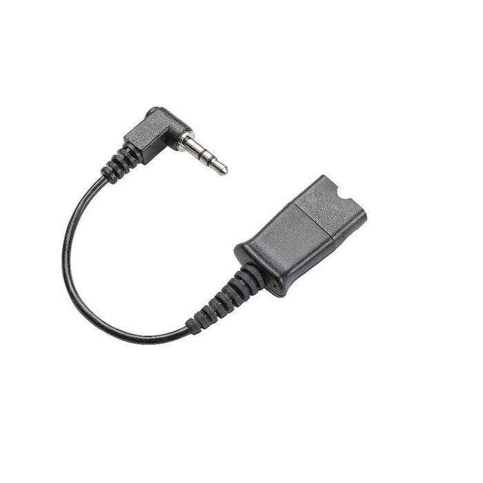 HP-Poly-Plantronics Plantronics QD naar 2.5mm Aansluitkabel (15cm) - 64279-02
