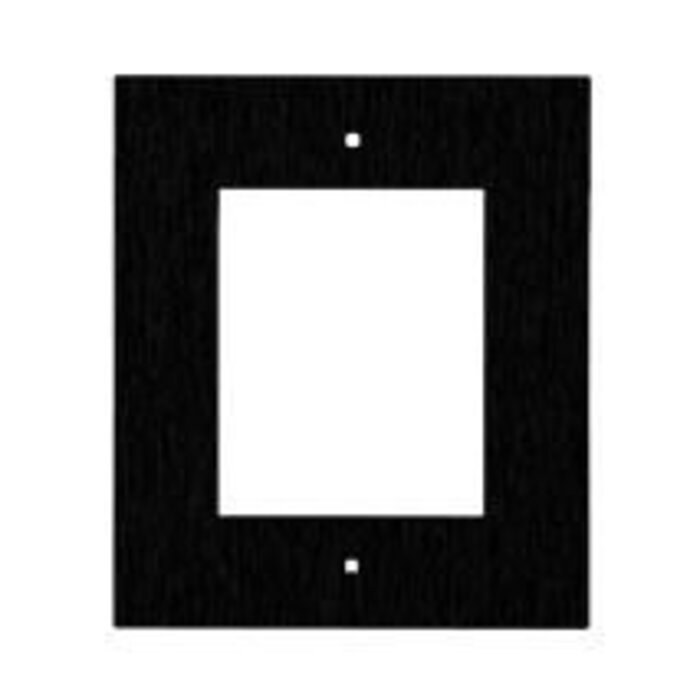 2N 2N Helios IP Verso Inbouwframe 1 module (zwart) (9155011B)