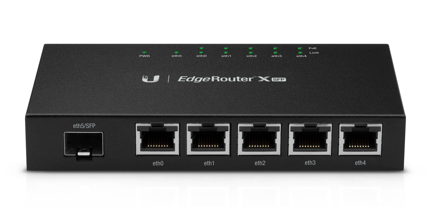 Ubiquiti Ubiquiti EdgeRouter X, 5-port, POE, SFP (ER-X-SFP)