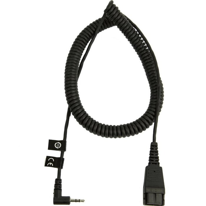Jabra Jabra Aansluitkabel QD-2,5mm Jack - krulsnoer (8800-01-46)