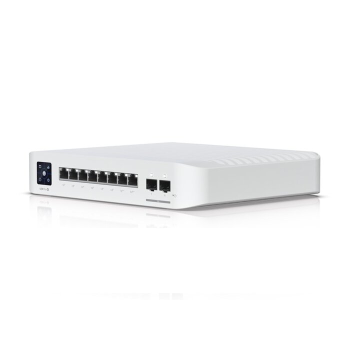 Ubiquiti Ubiquiti UniFi Switch Pro 8 PoE (USW-Pro-8-PoE) | 8-poorts 120W Layer 3 Switch met 10G SFP+