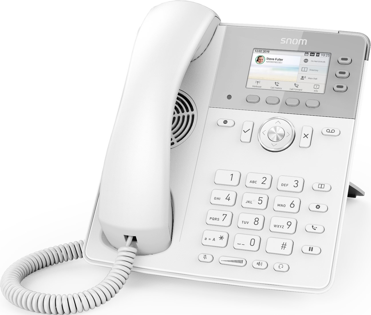 SNOM Snom D717 White VoIP Telefoon met Kleurendisplay (4398)