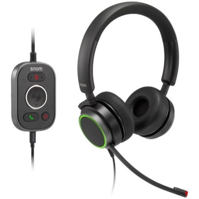SNOM Snom A330D Over-ear USB Headset met 3.5mm jack (Art. 4598)
