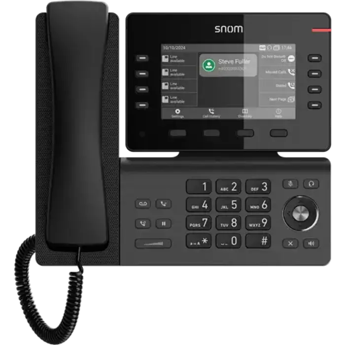 SNOM Snom D812 Professionele IP-Telefoon met 5 inch Kleurendisplay