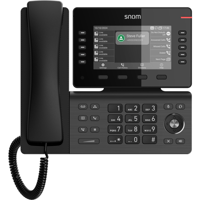 SNOM Snom D815W Zakelijke IP-Telefoon met 5" Display en WiFi