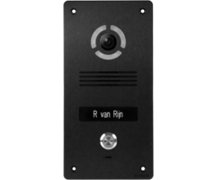 Robin Robin SlimLine SIP Video Intercom Zwart (Opbouw)