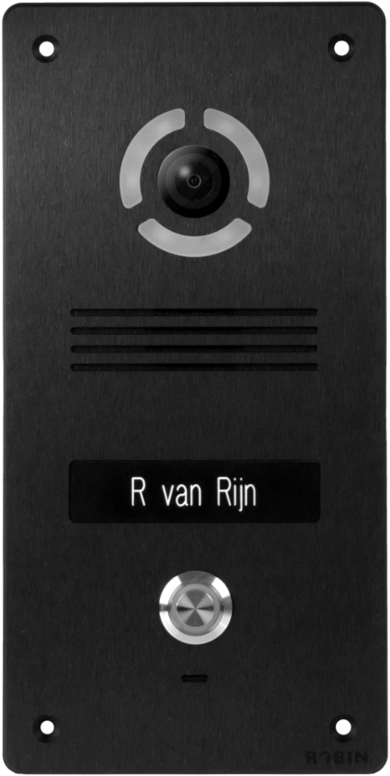 Robin Robin SlimLine SIP Opbouw - Video Intercom - Zwart