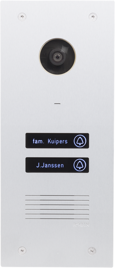 Robin Robin PRO SIP SV 2 HD 1080p Silver Inbouw Video Intercom (C03052)