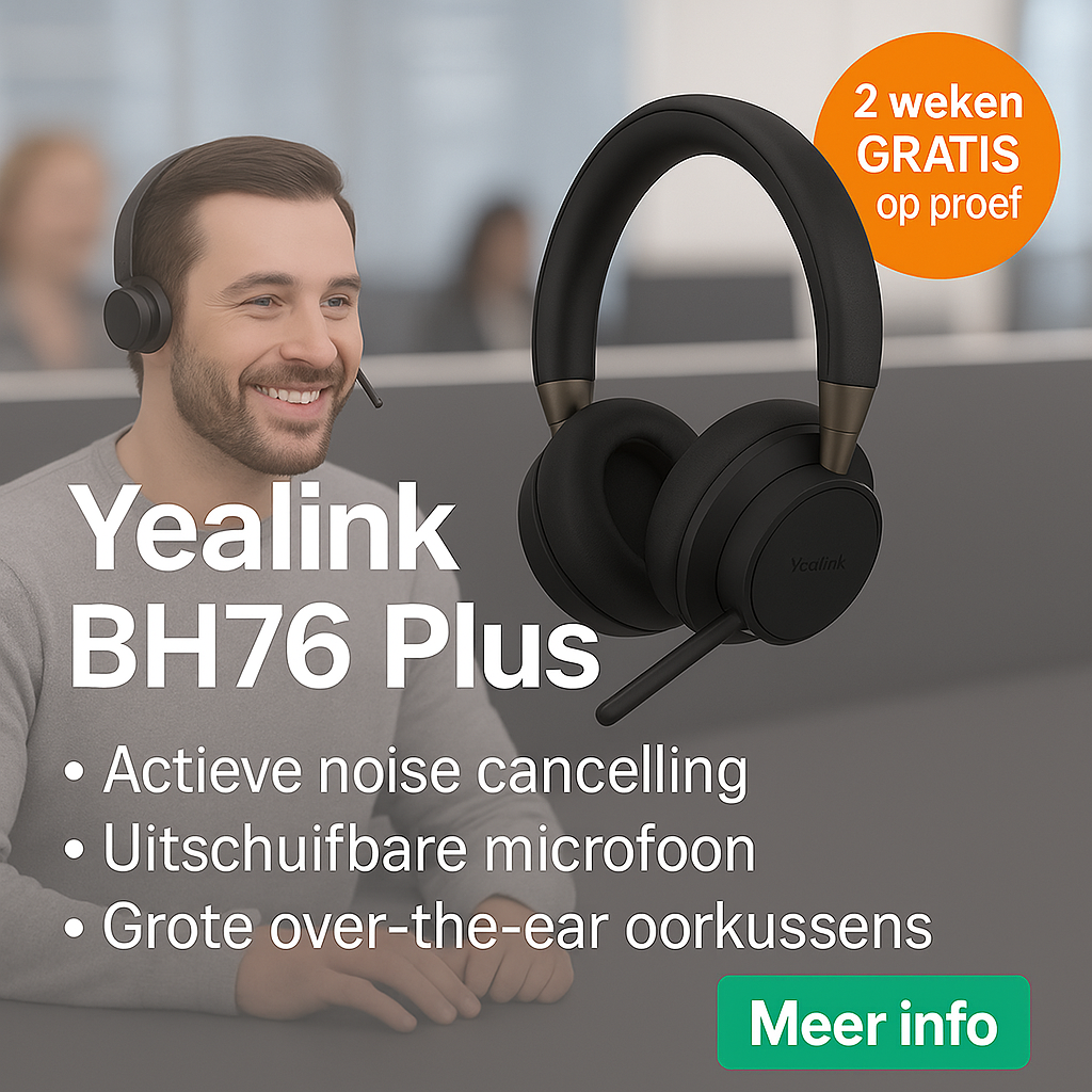 Yealink BH76 Plus op proef