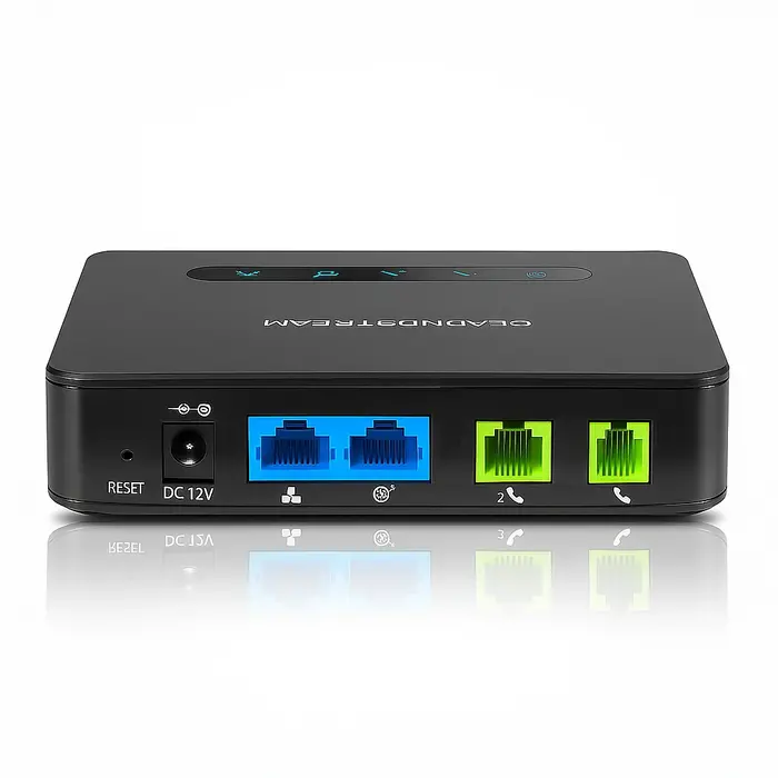 Grandstream Grandstream HT812 V2 VoIP ATA met 2 FXS-poorten en Gigabit Router