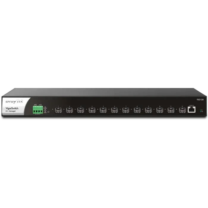 Draytek Draytek VigorSwitch FX2120 - 12-poorts 10G SFP+ Managed Switch - 240Gbps
