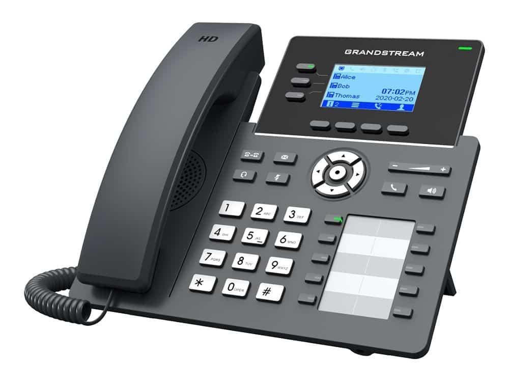 Grandstream Grandstream GRP2604P Zakelijke IP-Telefoon (3 Lijnen, PoE, Gigabit)