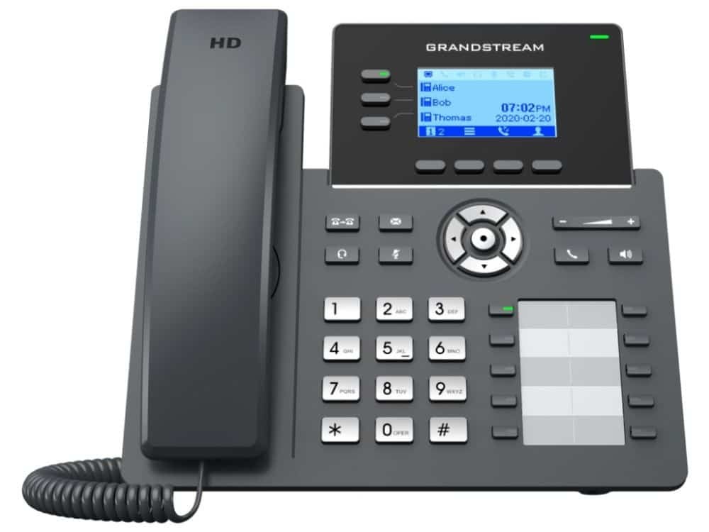 Grandstream Grandstream GRP2604P Zakelijke IP-Telefoon (3 Lijnen, PoE, Gigabit)