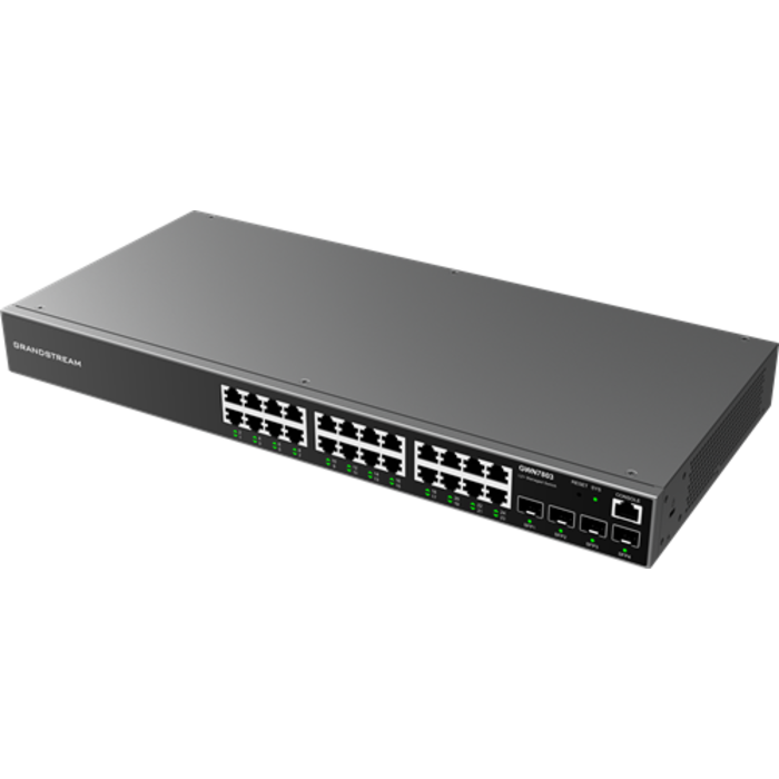 Grandstream Grandstream GWN7803 Layer 2+ Managed Switch 24x Gigabit Poorten ()