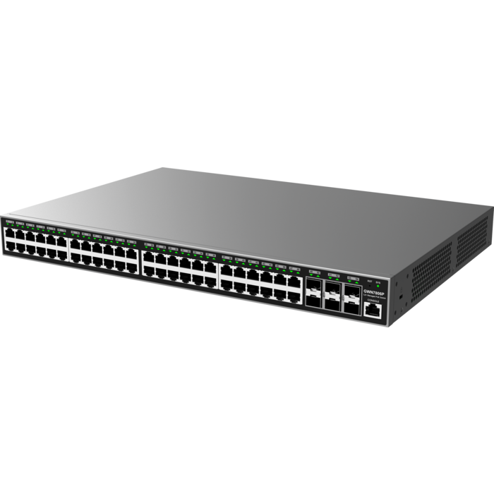 Grandstream Grandstream GWN7806P 48-Poorts PoE+ Managed Switch met 6x 10G SFP+