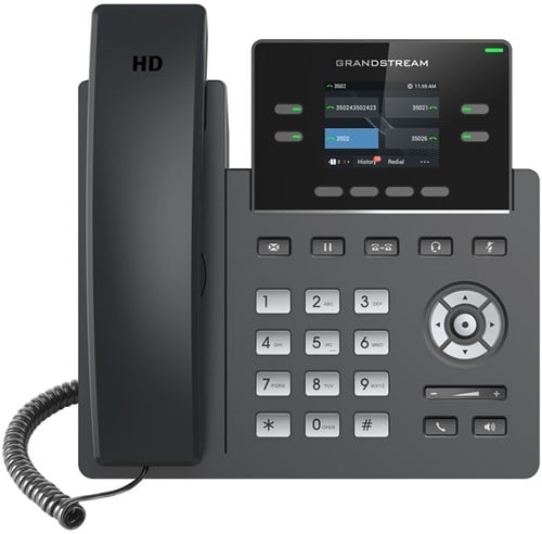 Grandstream Grandstream GRP2612 – 4-lijn enterprise IP-telefoon
