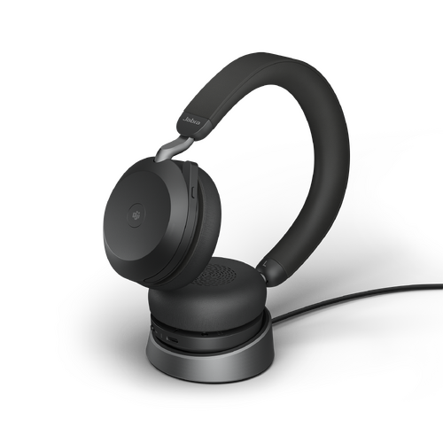 Jabra Jabra Evolve2 75 MS Stereo Headset met Oplaadstandaard - Zwart