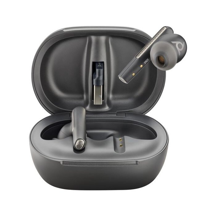 Poly Poly Voyager Free 60+ UC Earbuds met Touchscreen Case