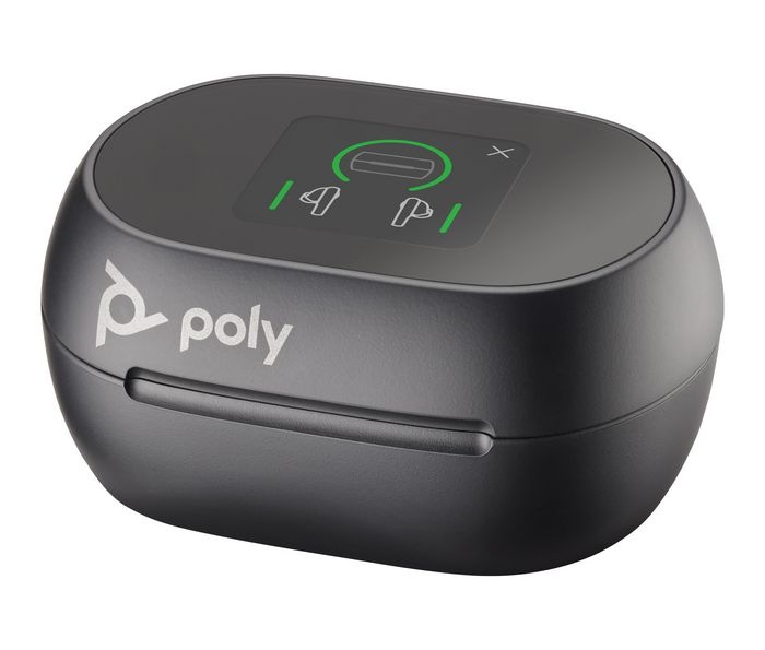 Poly Poly Voyager Free 60+ UC Earbuds met Touchscreen Case