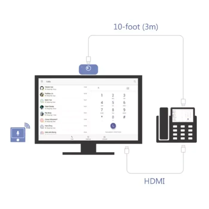 Yealink Yealink VP59 Smart Business Videotelefoon met 8" Touchscreen & 1080p Camera
