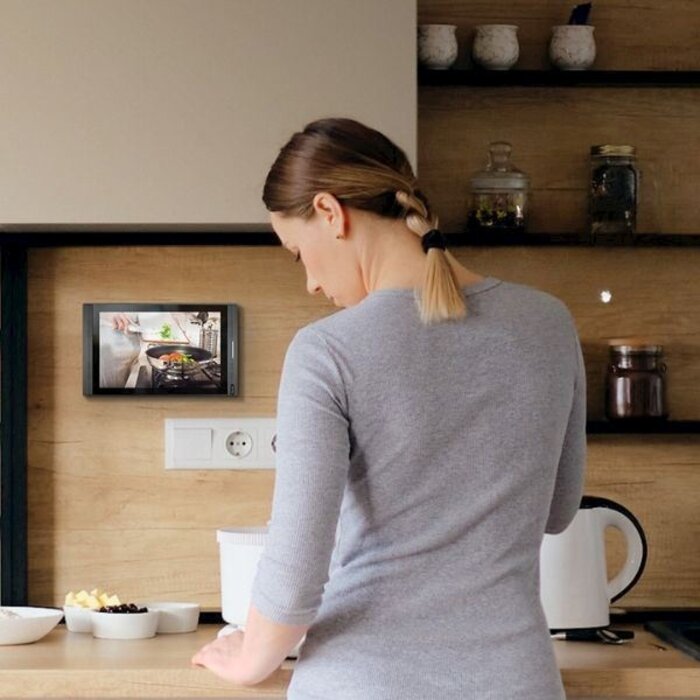 Akuvox Akuvox S567G 10" Android 12 Intercom Binnenpost - Grijs - Wi-Fi 6