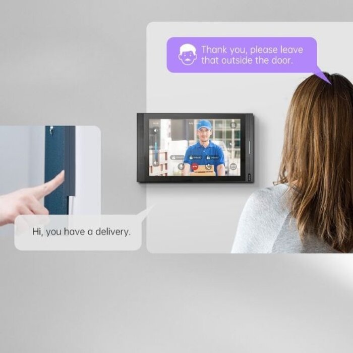 Akuvox Akuvox S567G 10" Android 12 Intercom Binnenpost - Grijs - Wi-Fi 6