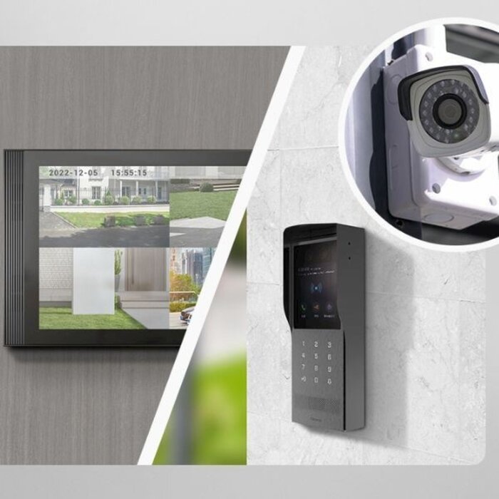Akuvox Akuvox S567G 10" Android 12 Intercom Binnenpost - Grijs - Wi-Fi 6