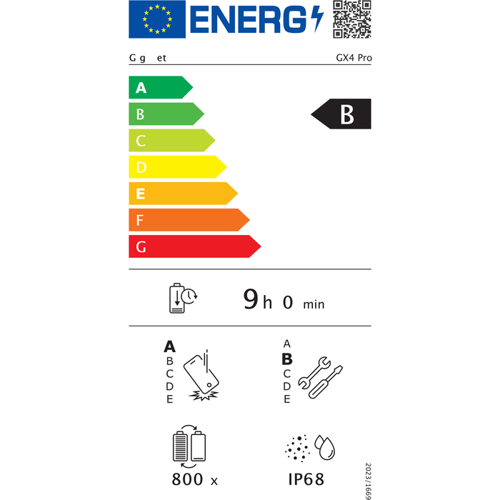 Gigaset pro Gigaset GX4 PRO Zwart Robuuste Smartphone (S30853-H1532-R111)