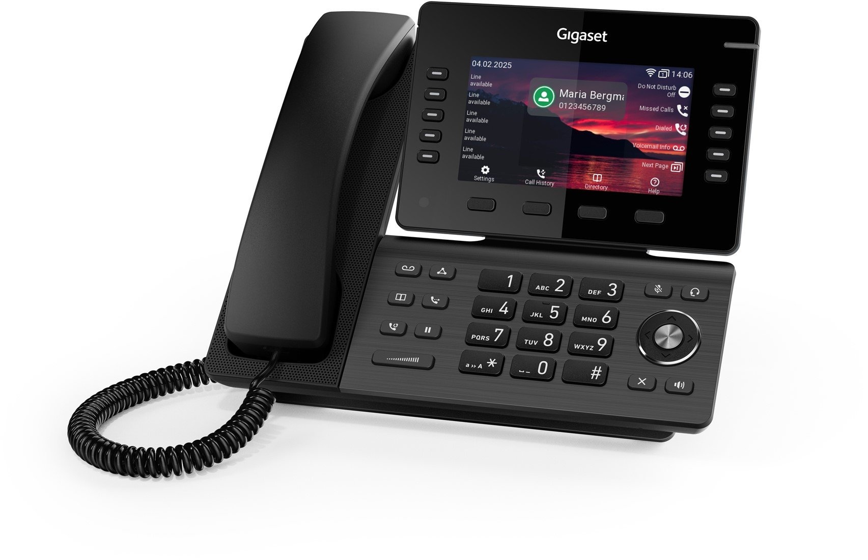 Gigaset pro Gigaset Pro P855BW IP-Bureautelefoon met Wi-Fi en Bluetooth