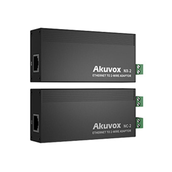 Akuvox Akuvox NC-2 & NX-2 2-Draads PoE Converter Kit (2-WIRE-CONVERTERKIT)