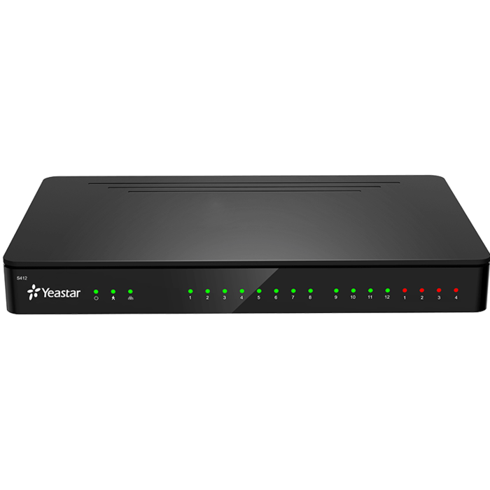 Yeastar Yeastar S412 PBX: 20 gebruikers, 8 gesprekken, modulair uitbreidbaar