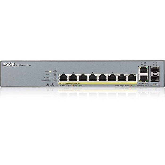 Zyxel Zyxel GS1350-12HP 12-Port PoE+ CCTV Switch (GS1350-12HP-EU0101F)