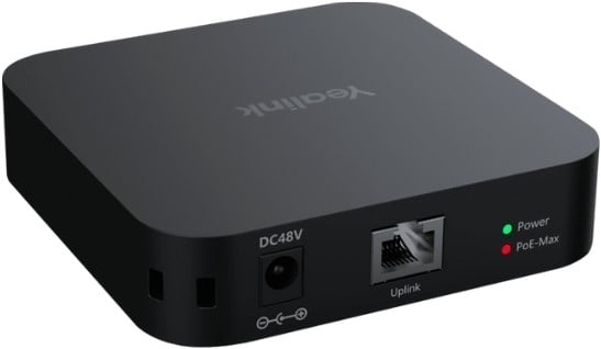 Yealink Yealink RCH40 E2 Room Cable Hub - 4-poorts Gigabit PoE+ Switch met 90W Budget