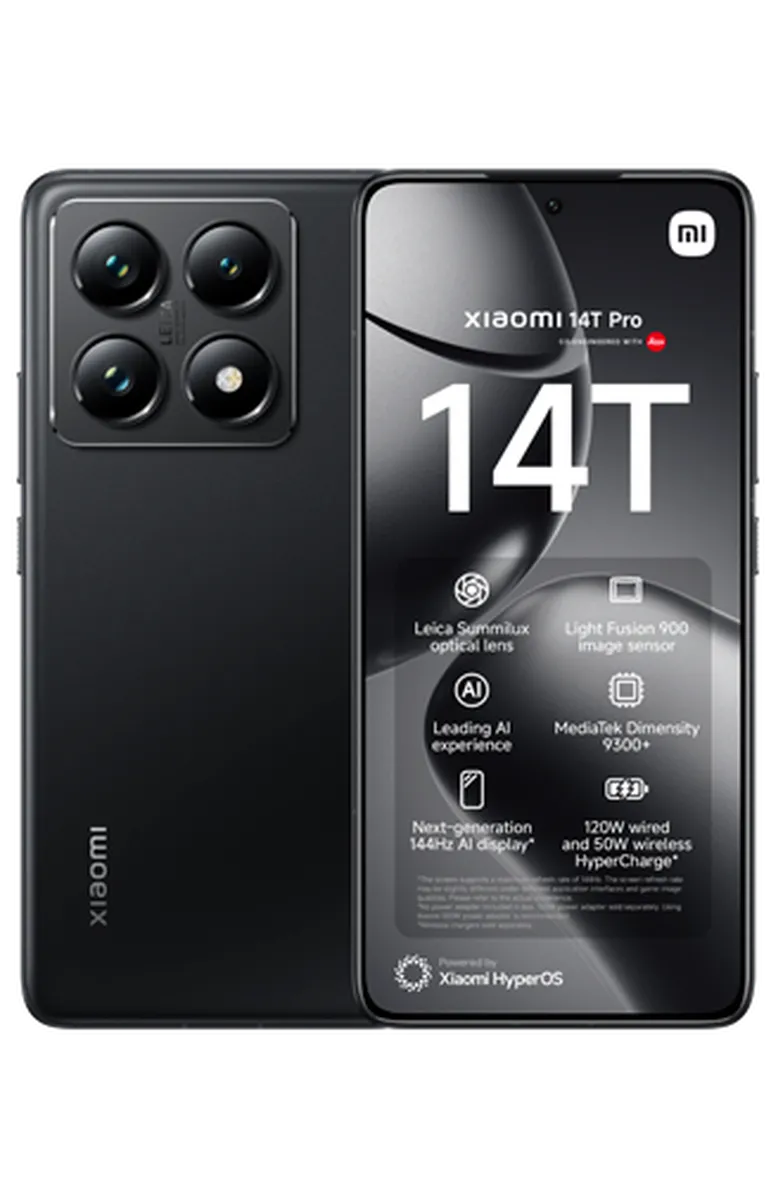 Xiaomi 14T Pro 512GB Zwart | Leica Camera & 120W | TelecomShop.nl