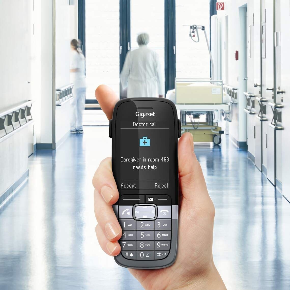 Gigaset pro Gigaset SL850H PRO Zakelijke DECT Handset - Donker Titanium