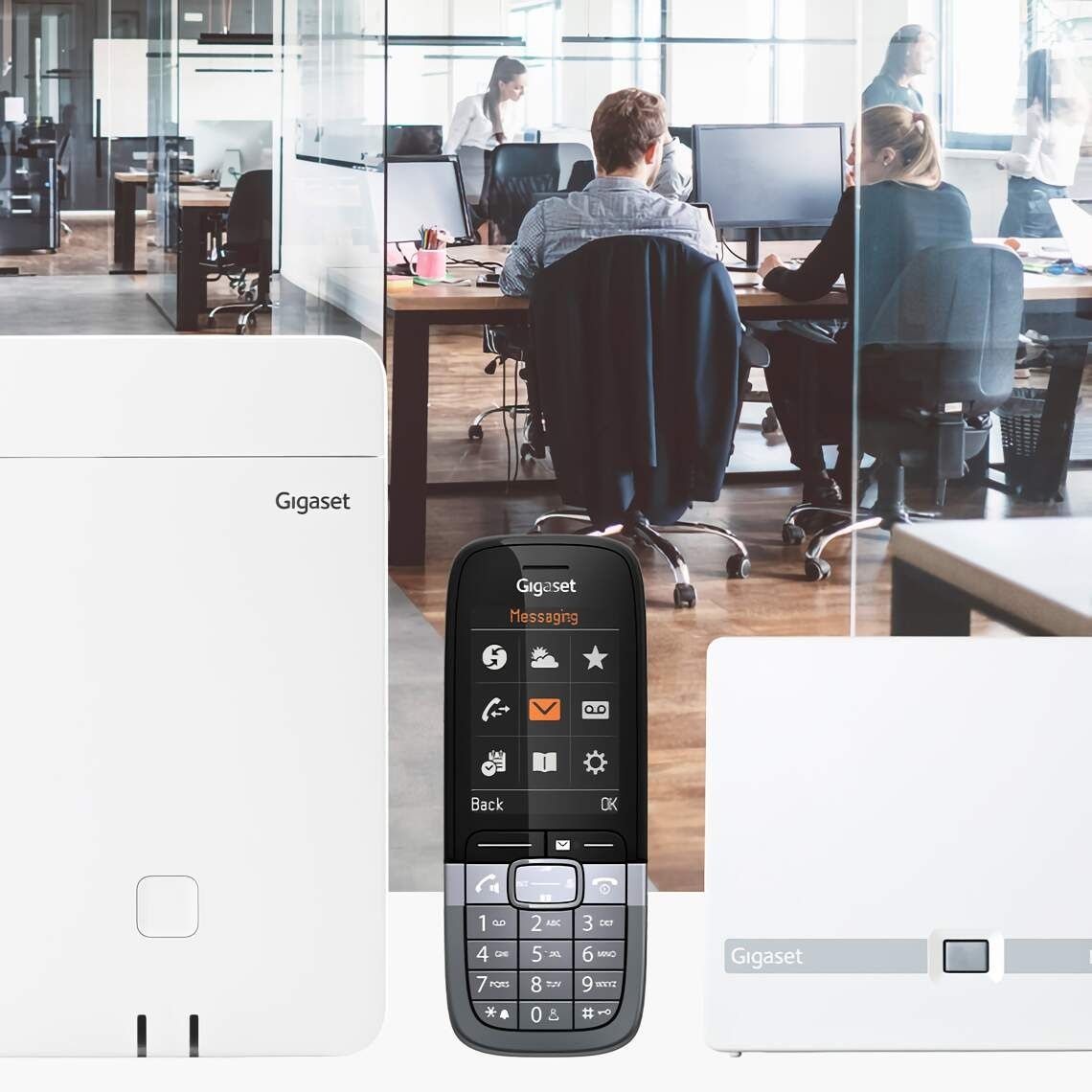 Gigaset pro Gigaset SL850H PRO Zakelijke DECT Handset - Donker Titanium