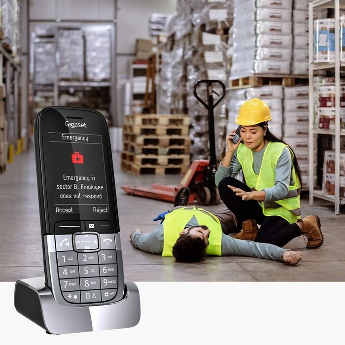Gigaset pro Gigaset SL850H PRO Professionele DECT Handset - Donker Titanium