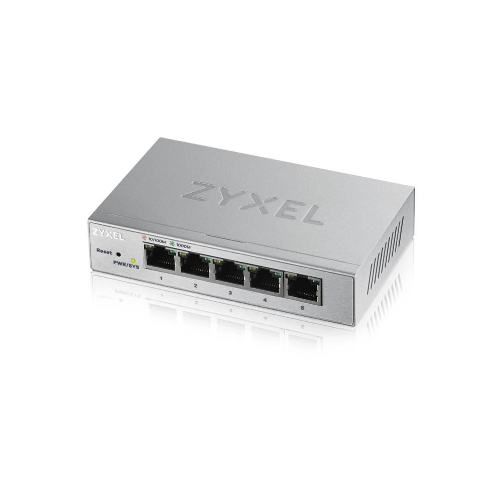 Zyxel Zyxel GS1200-5 Web Managed 5-poorts Gigabit Switch (GS1200-5-EU0101F)