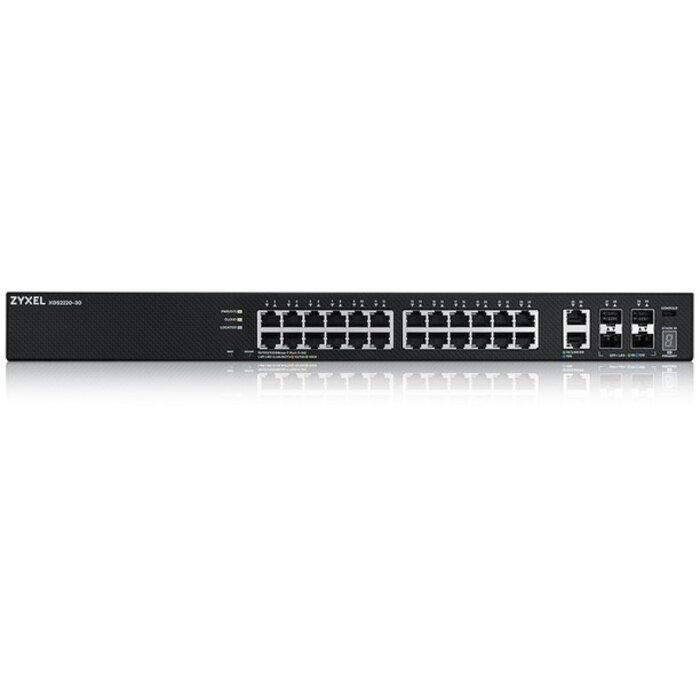 Zyxel Zyxel XGS2220-30 Managed L3 Switch - 24x 1G, 4x 10G SFP+, 2x Multi-Gig Uplinks