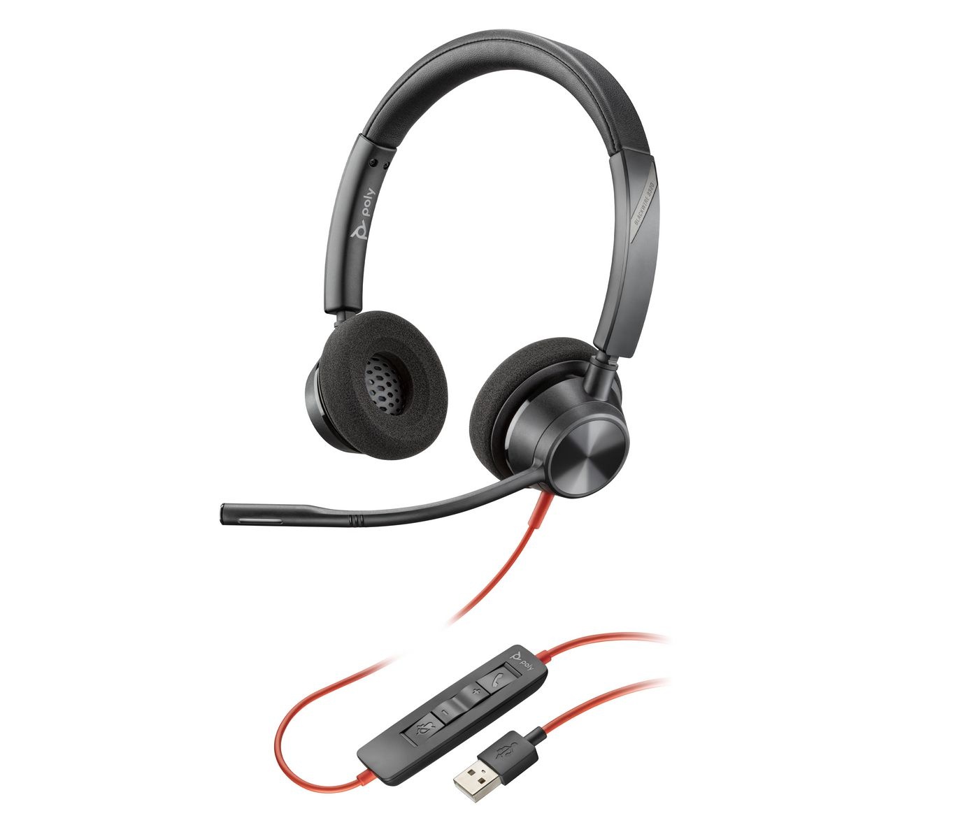 HP HP Poly Blackwire 3320 USB-A Stereo Headset