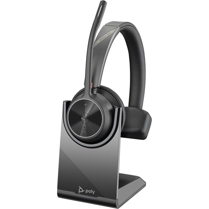 HP Poly Voyager 4310 MS Draadloze Mono Headset met BT700 en Oplaadstation
